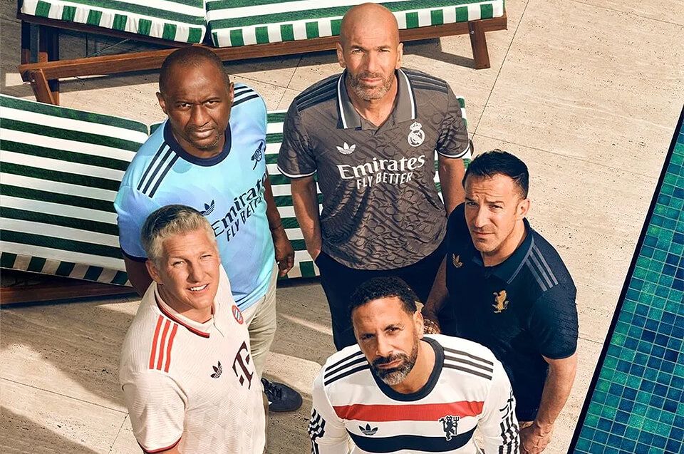 Las camisetas de futbol adidas original y sus leyendas