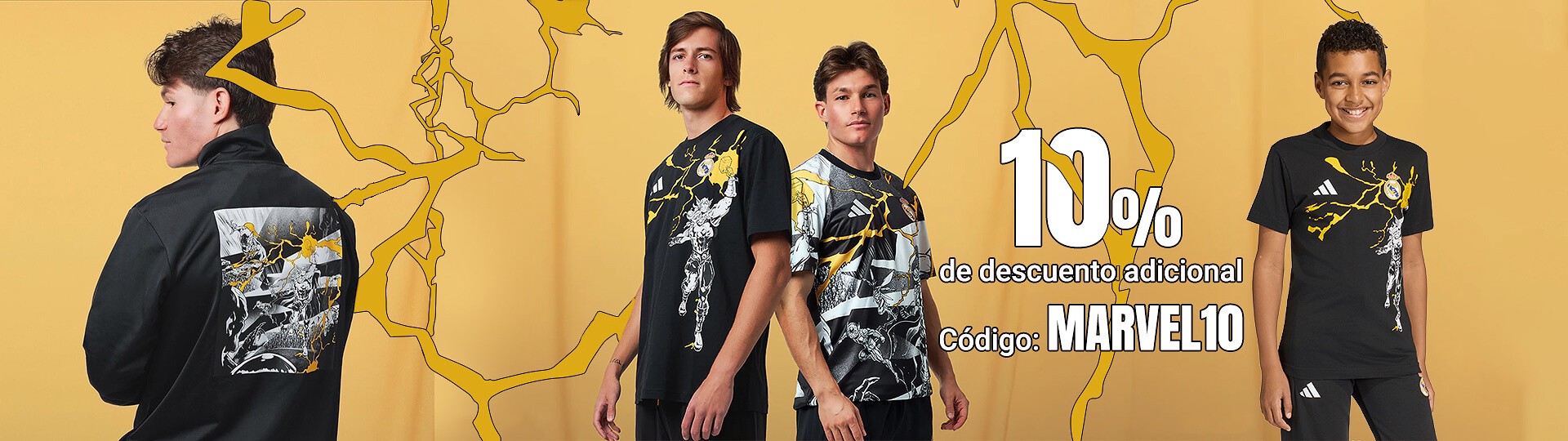 Código MARVEL10 - Fútbol Factory