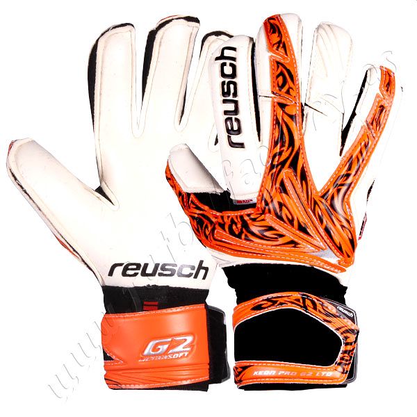 Guantes Keon Pro G2 Naranja Blanco - Fútbol Factory