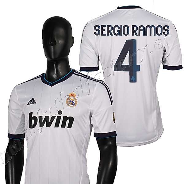 Camiseta Real Madrid Sergio Ramos 1ª 2012/2013 - Fútbol Factory