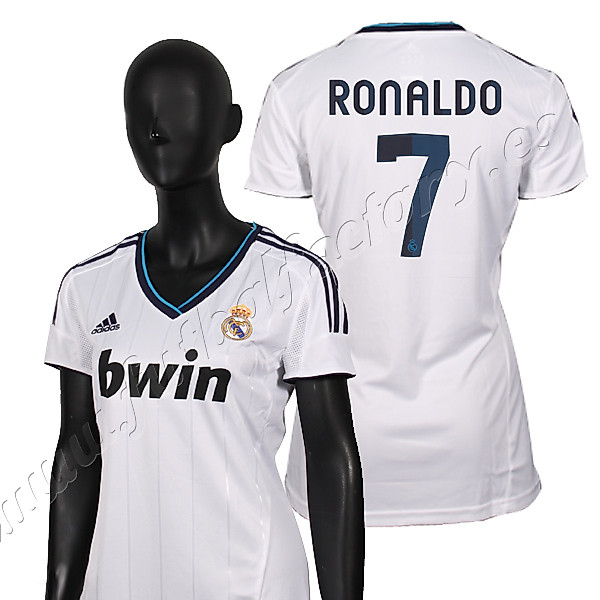 Camiseta Real Madrid Ronaldo 1ª Mujer 2012/2013 - Fútbol Factory