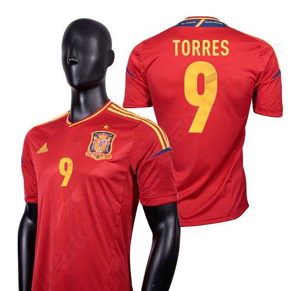 Camiseta España Eurocopa Torres 1ª 2012 - Fútbol Factory