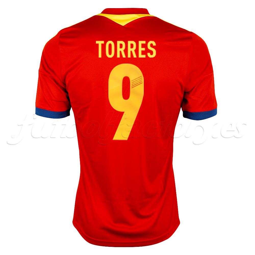 Camiseta España Torres 1ª Copa Confederaciones 2013 - Fútbol Factory