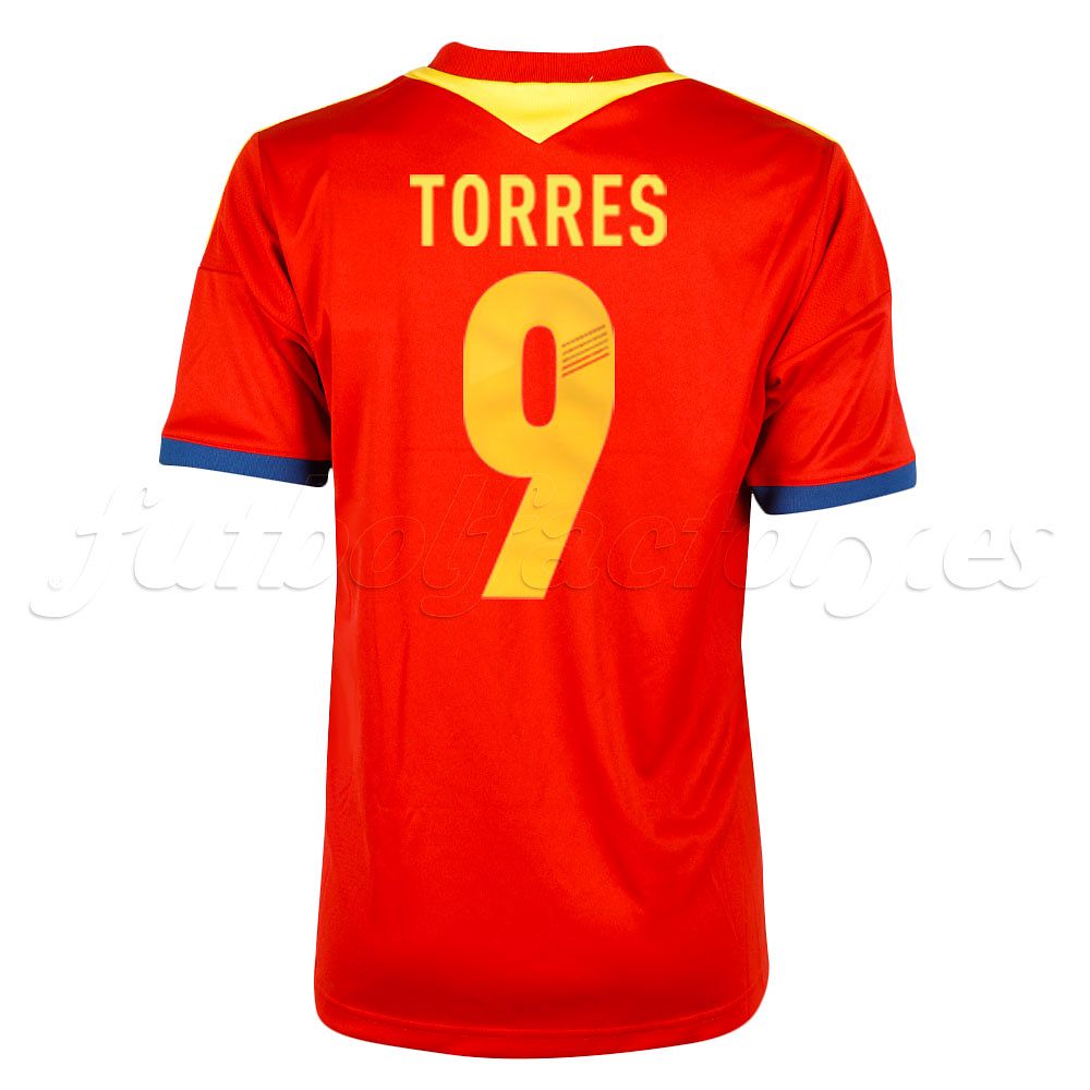 Camiseta España Torres 1ª Copa Confederaciones 2013 Niño - Fútbol Factory