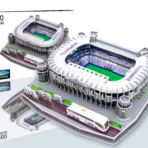 Puzzle 3D Real Madrid Santiago Bernabeu - Fútbol Factory