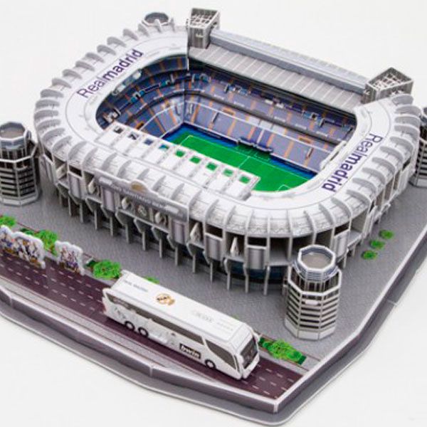 Puzzle 3D Real Madrid Santiago Bernabeu - Fútbol Factory