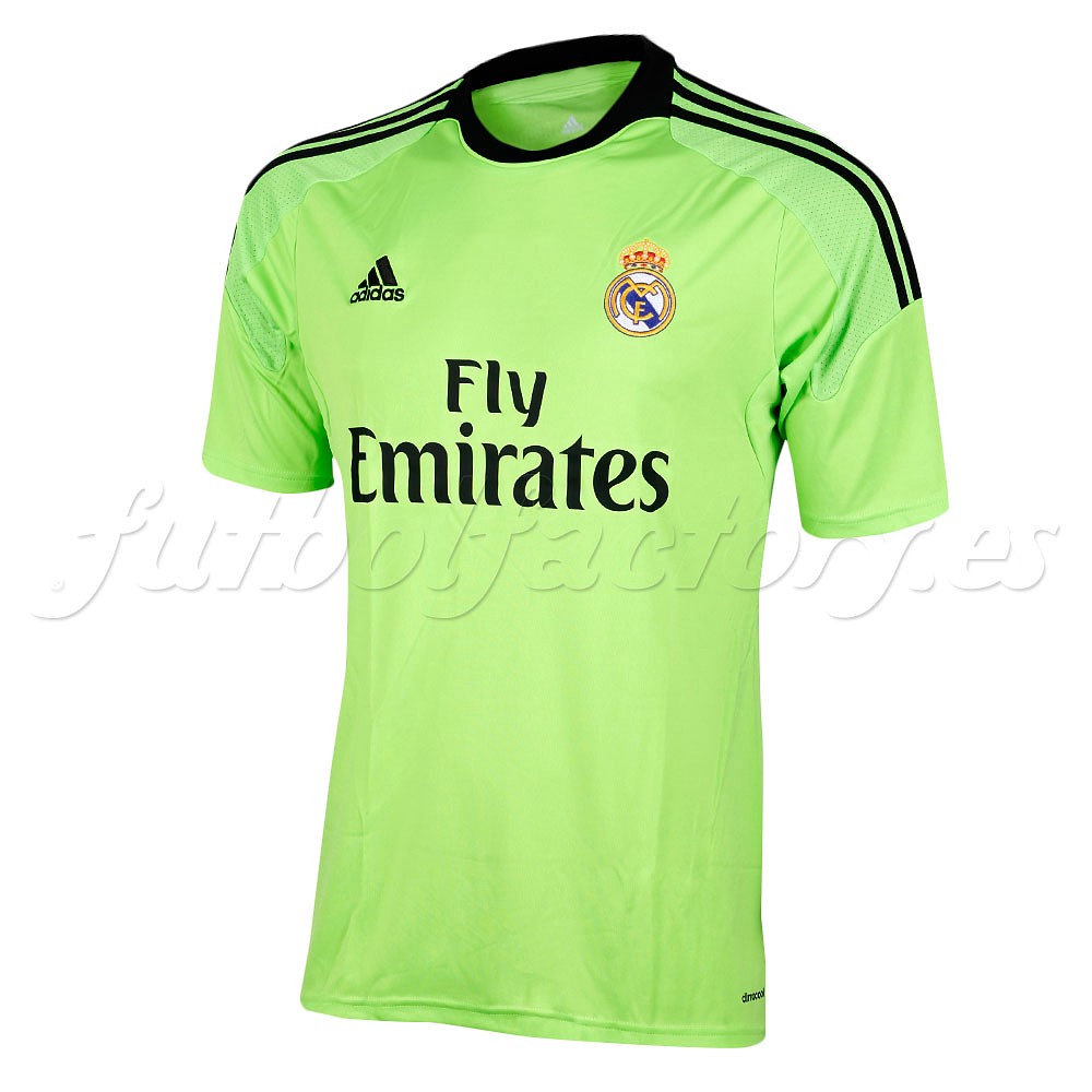 Camiseta Real Madrid portero 2013/2014 Verde - Fútbol Factory