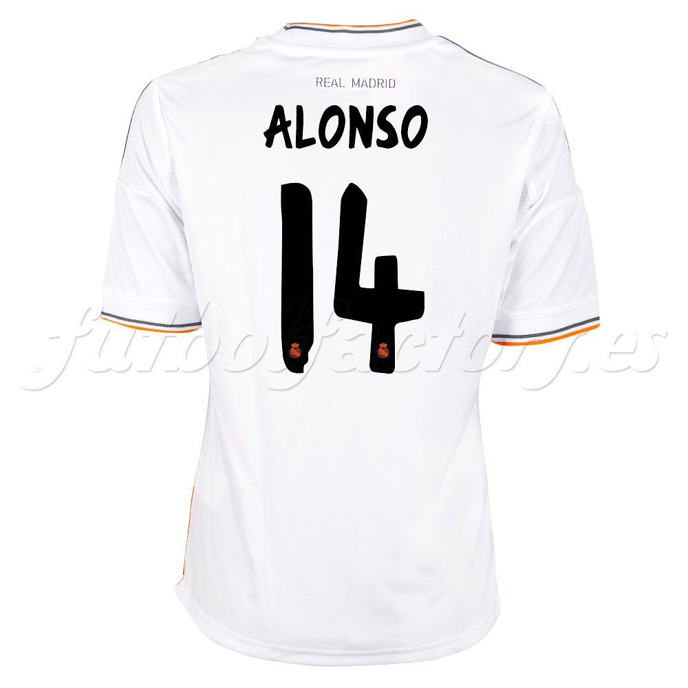 Camiseta Real Madrid Alonso 1ª 2013/2014  Niño - Fútbol Factory