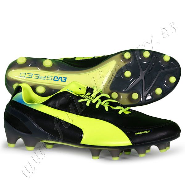 Botas de fútbol  Evospeed 1.2 L FG Negro - Fútbol Factory