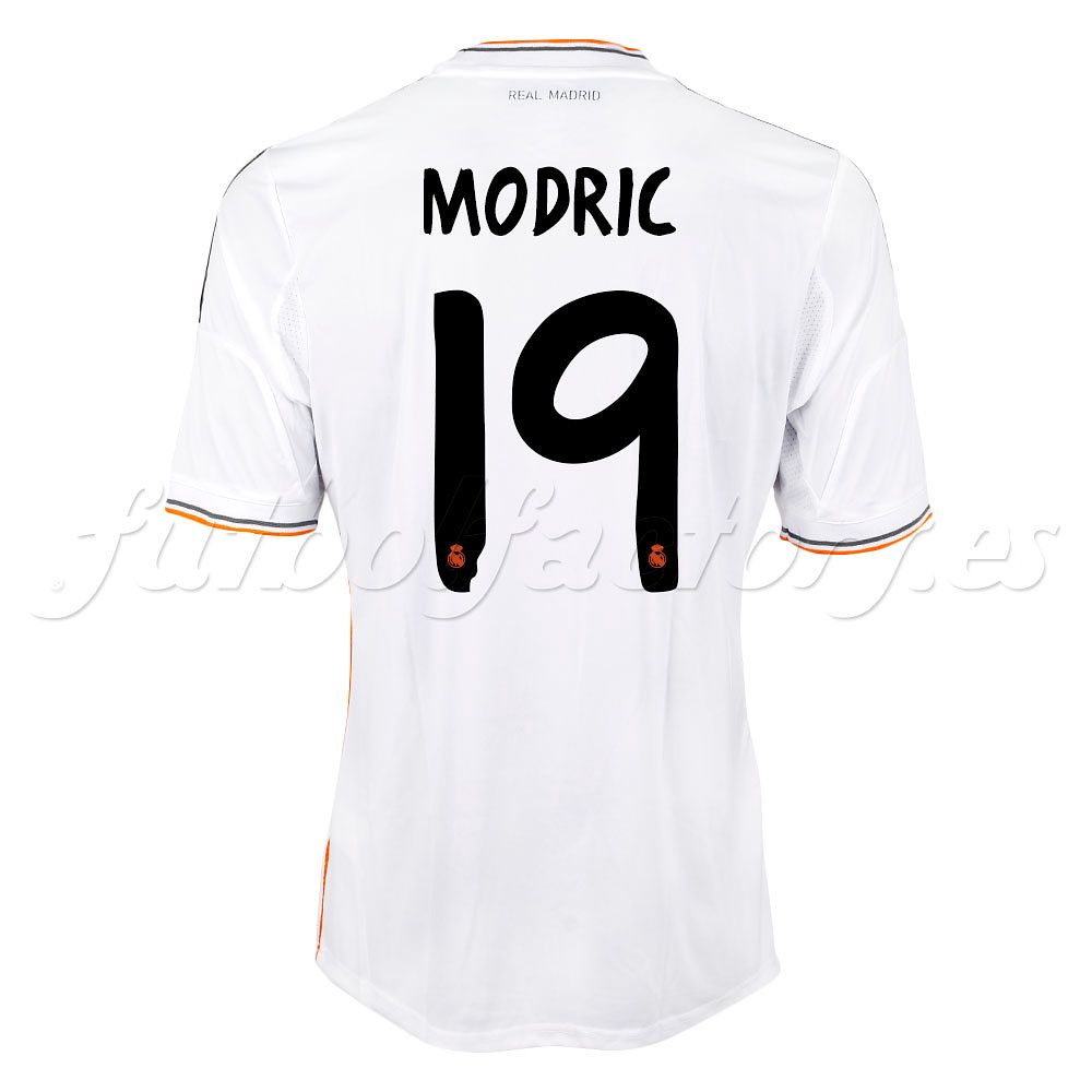 Camiseta Real Madrid Modric 1ª 2013/2014 - Fútbol Factory