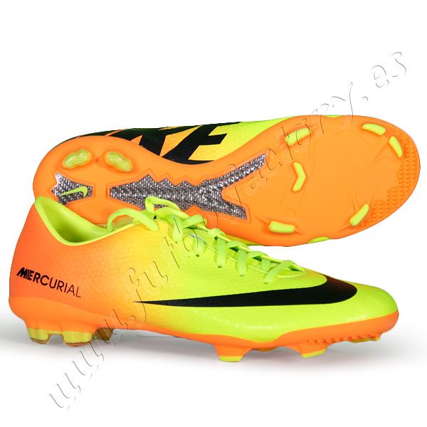 Botas de futbol Mercurial Vapor IX FG Amarillo - Fútbol Factory