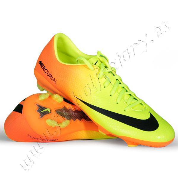 Botas de futbol Mercurial Vapor IX FG Amarillo - Fútbol Factory