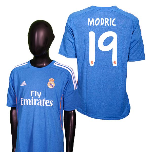Camiseta Real Madrid Modric 2ª 2013/2014 Niño - Fútbol Factory