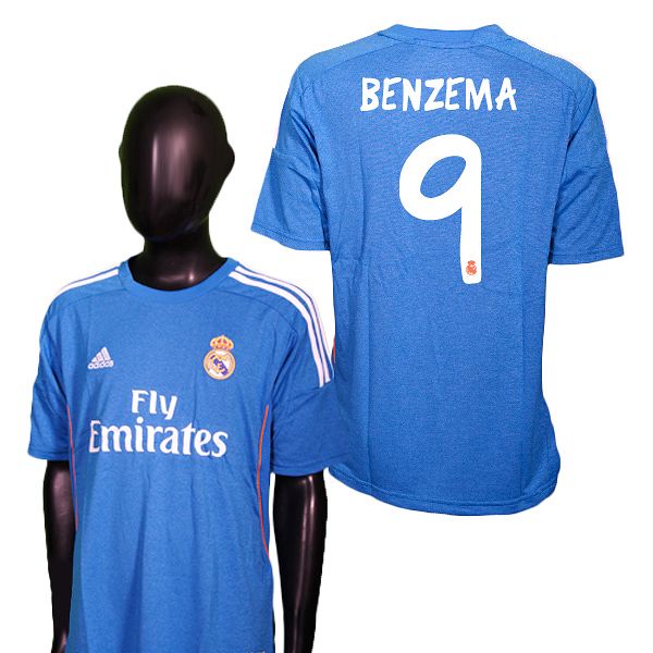Camiseta Real Madrid Benzema 2ª Niño 2013/2014 - Fútbol Factory