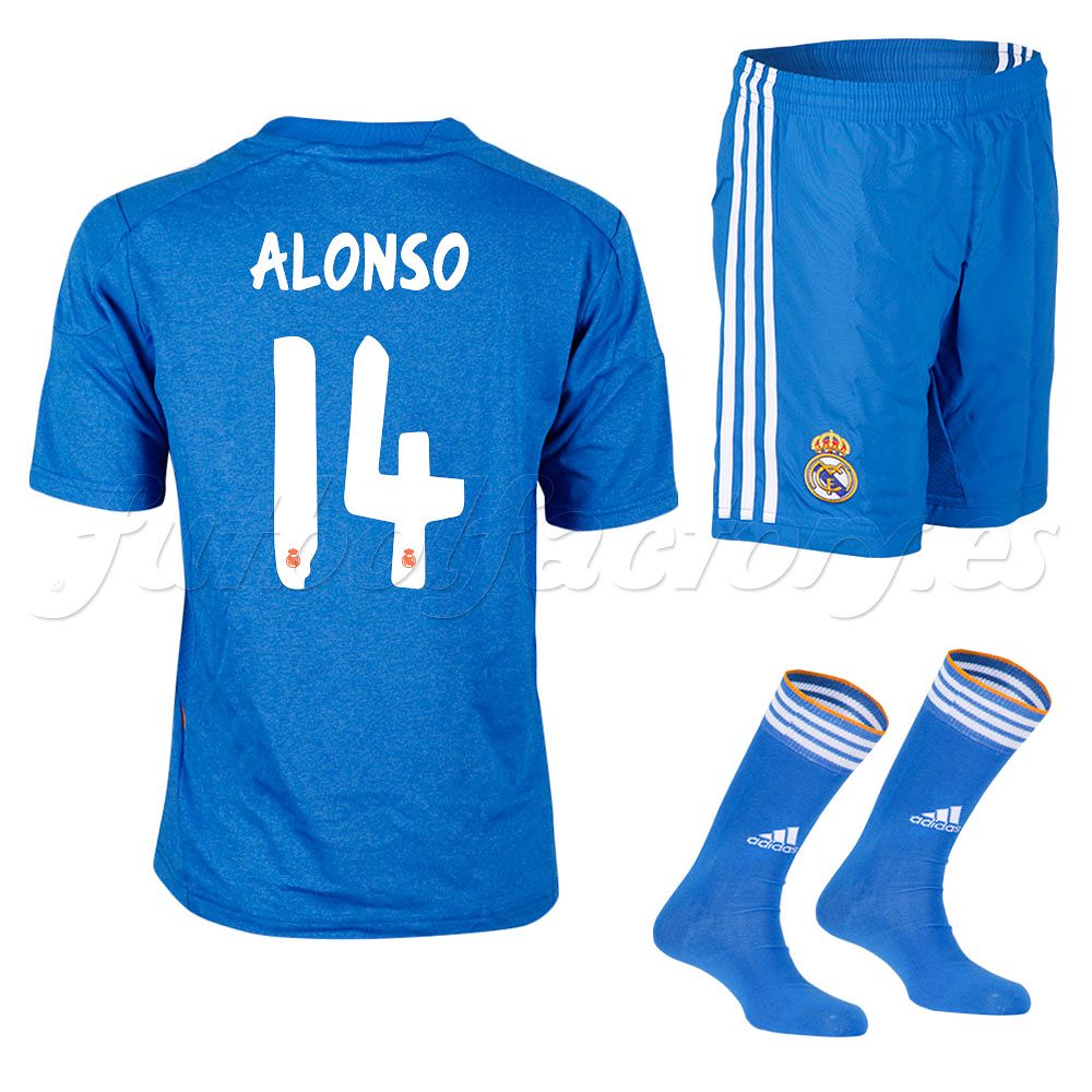 Equipación Real Madrid 2ª Alonso 2013/2014