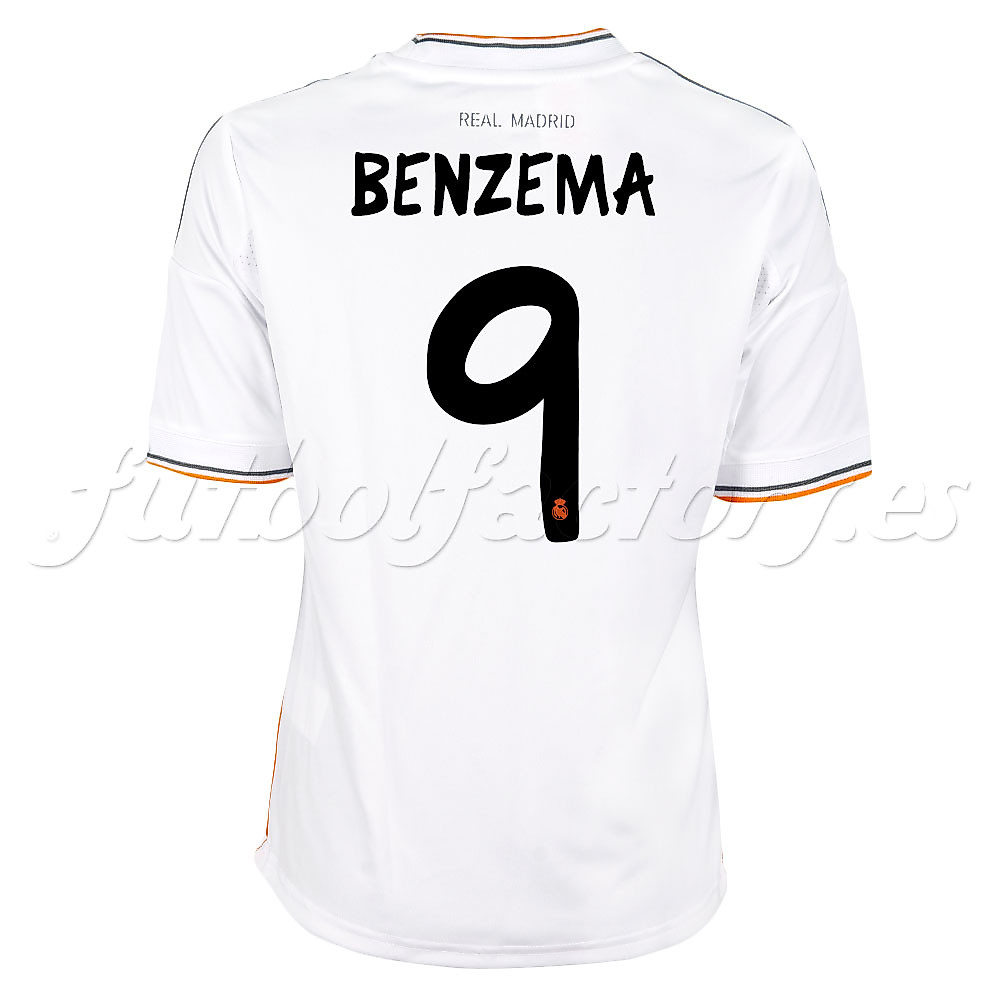 Camiseta Real Madrid Benzema  1ª 2013/2014  Niño - Fútbol Factory