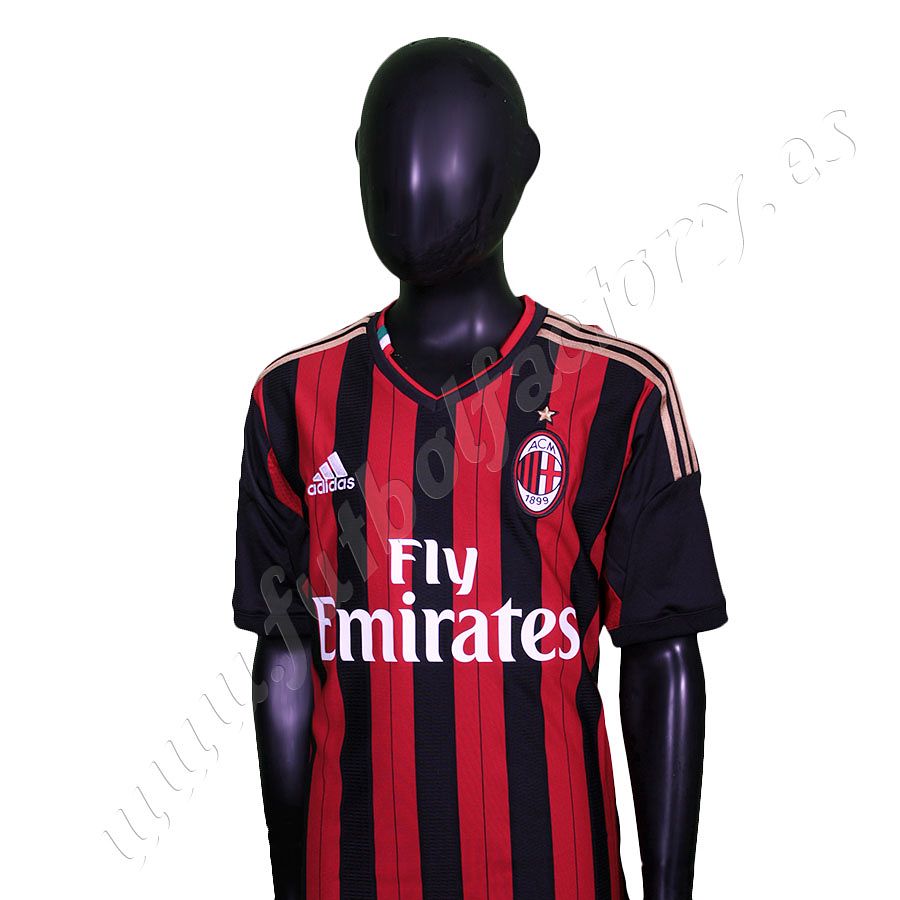 Camiseta AC Milán 1ª 2013/2014  Niño - Fútbol Factory