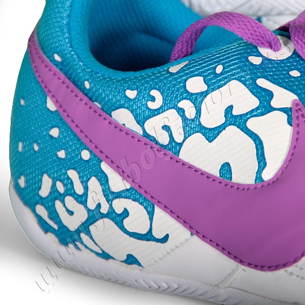 Botas de fútbol sala Elastico II  Blanco azul - Fútbol Factory