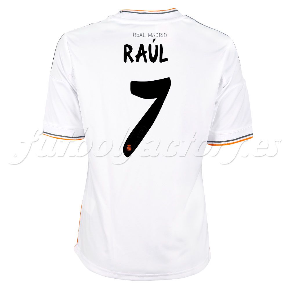 Camiseta Real Madrid Raúl 1ª 2013/2014  Niño - Fútbol Factory