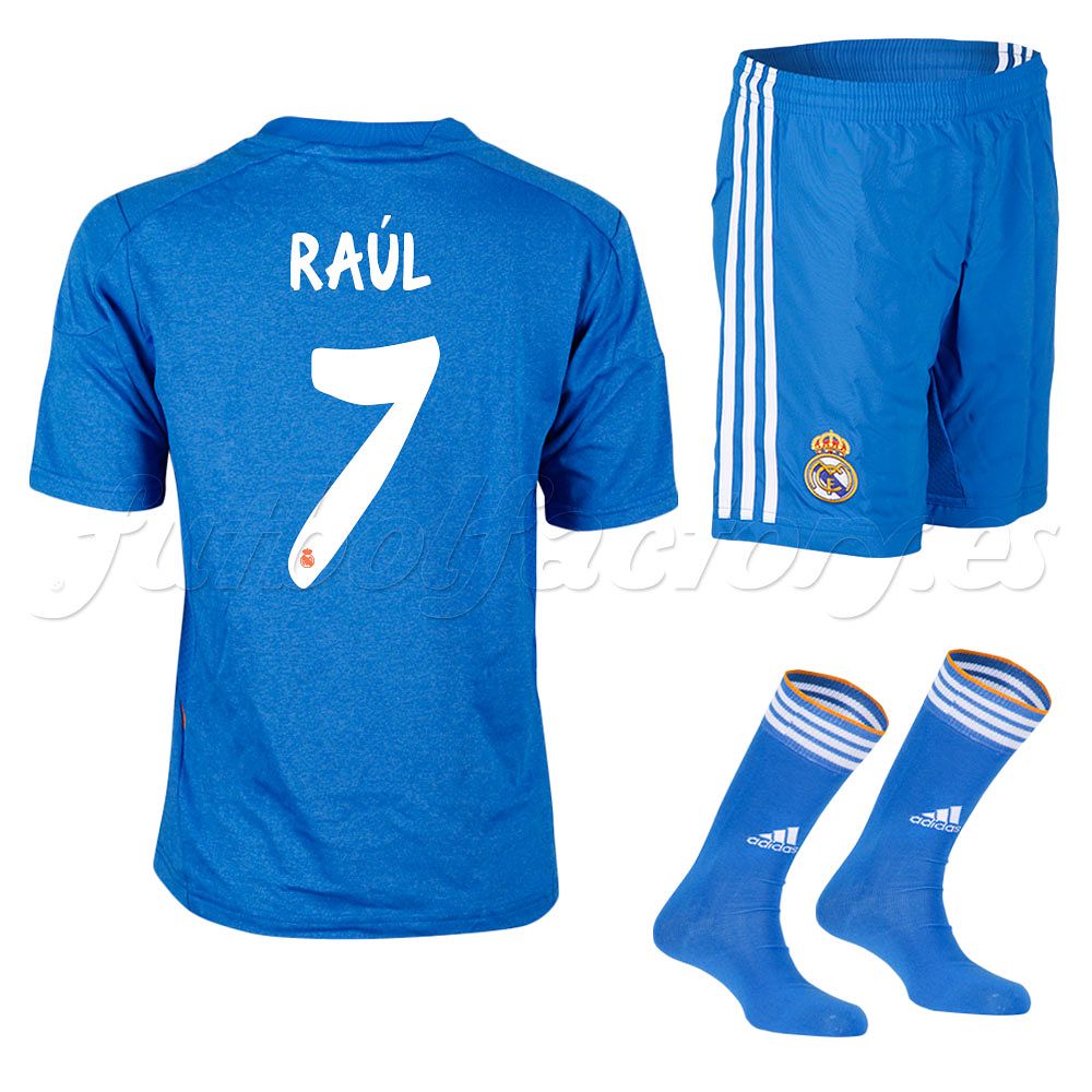 Equipación Real Madrid Raúl 2ª Niño 2013/2014 - Fútbol Factory