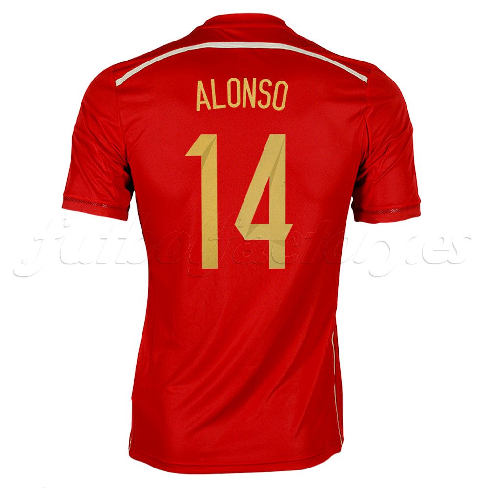Camiseta España Alonso 1ª Adizero  2014 - Fútbol Factory