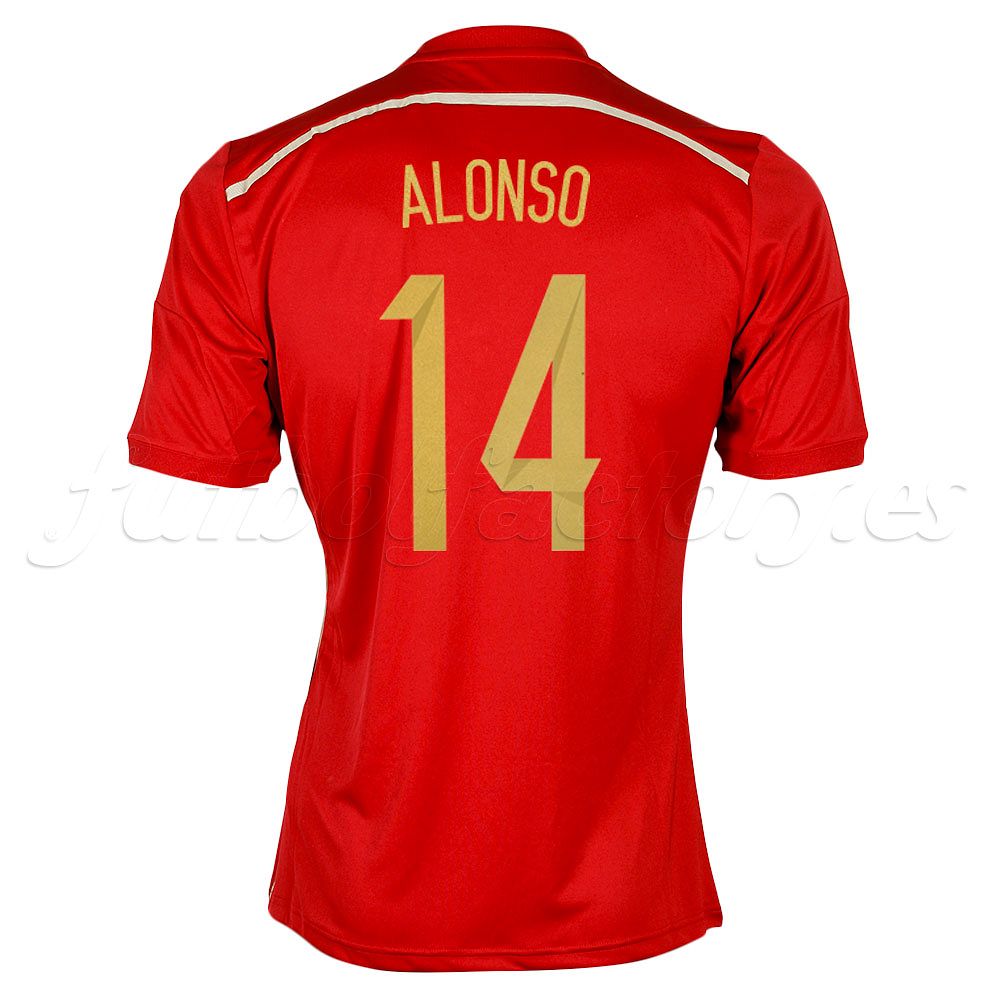 Camiseta España Alonso 1ª  2014 - Fútbol Factory