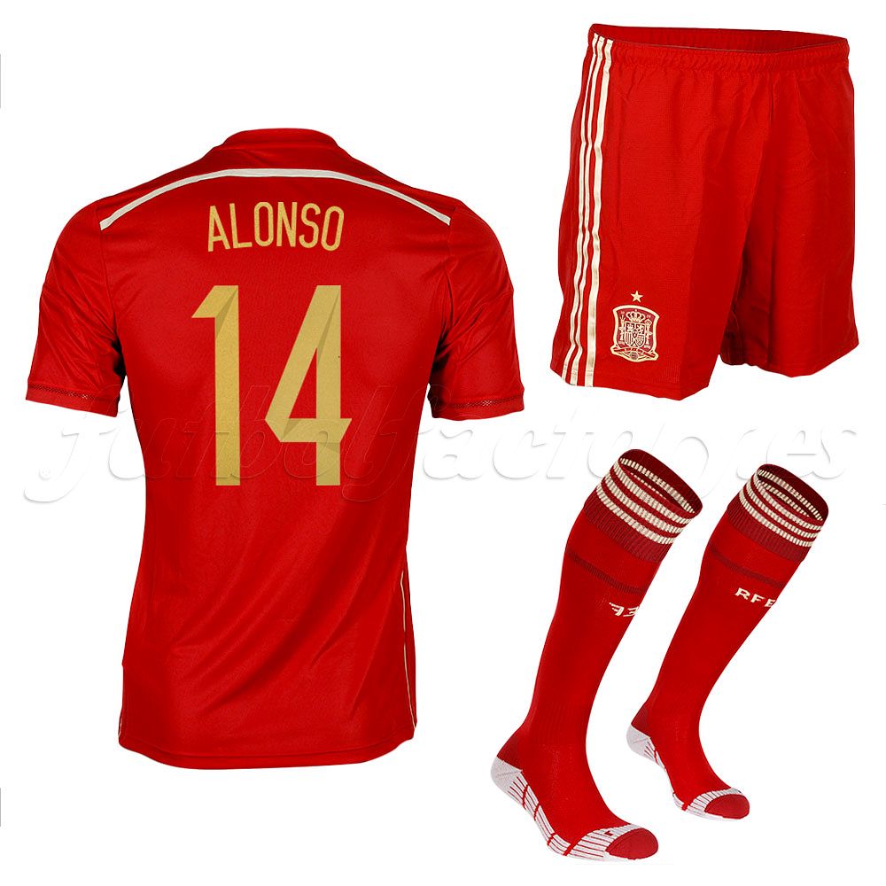 Conjunto España Alonso  1ª Adizero  Mundial  2014 - Fútbol Factory