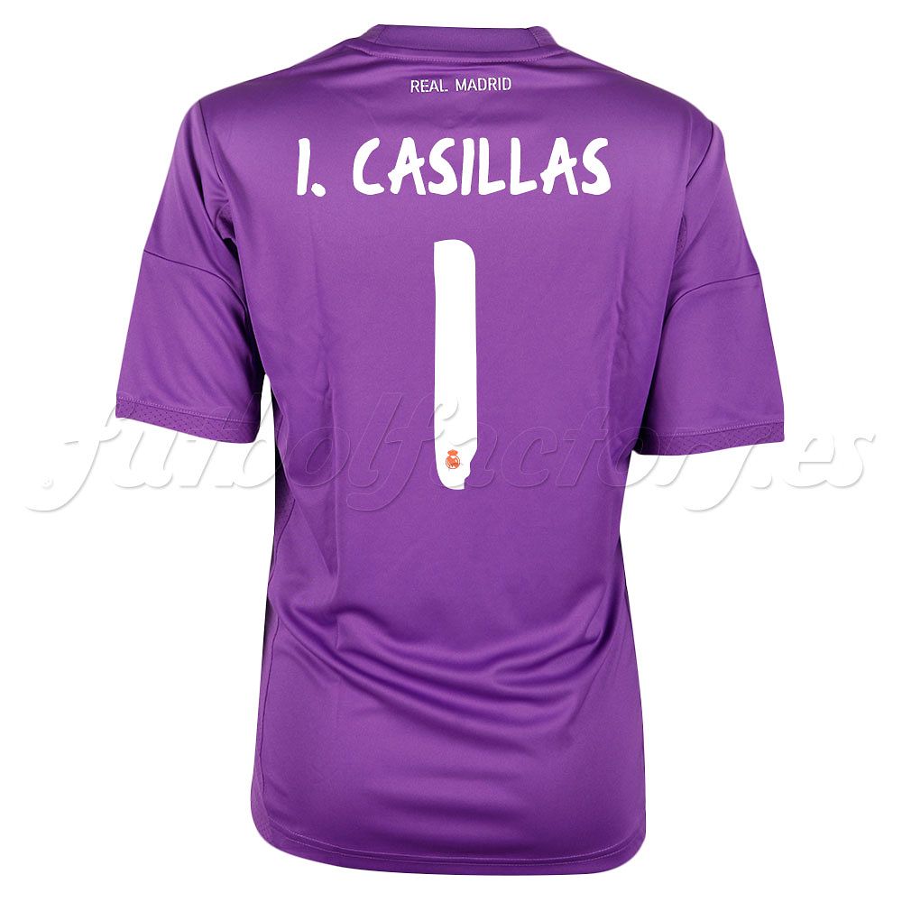 Camiseta Real Madrid  Casillas 2013/2014 Morado - Fútbol Factory