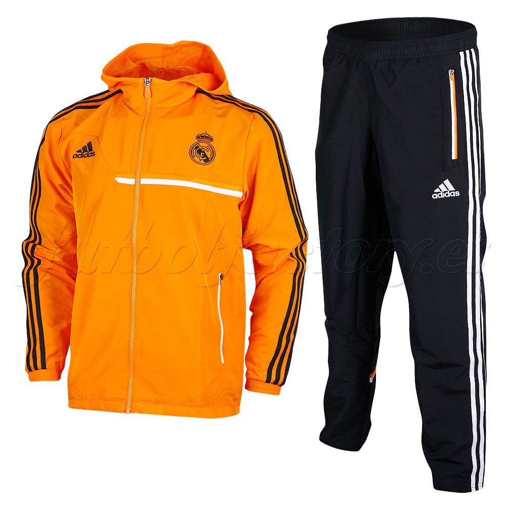 Chándal Real Madrid  2013/2014  Naranja - Fútbol Factory