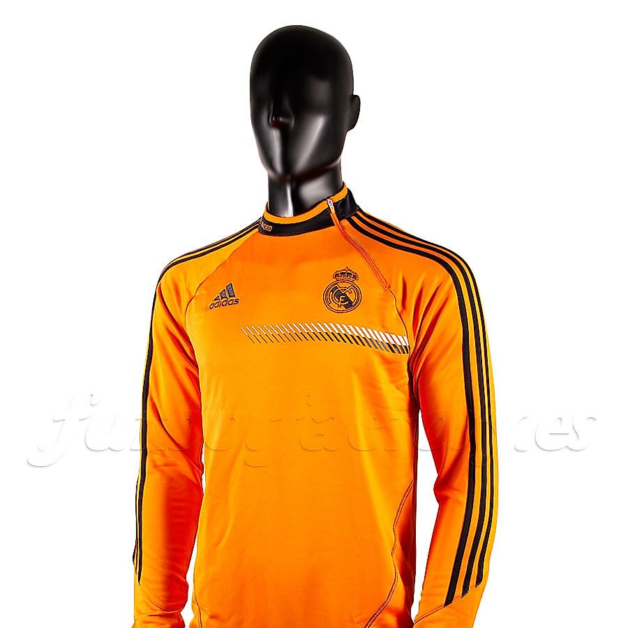 Sudadera Real Madrid 2013/2014  Naranja - Fútbol Factory