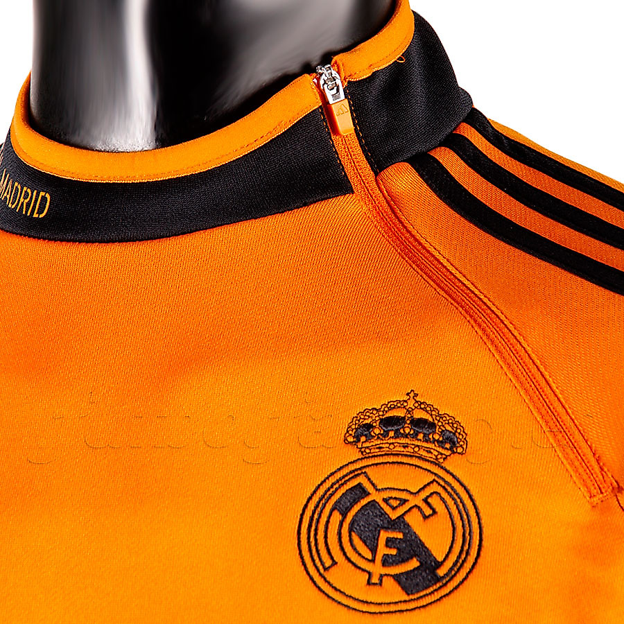 Sudadera Real Madrid 2013/2014  Naranja - Fútbol Factory