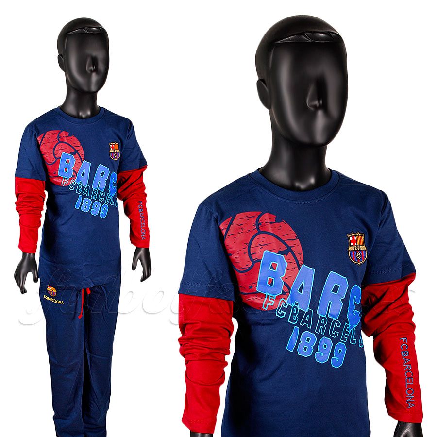 Pijama FC Barcelona 1899 Junior Azul - Fútbol Factory