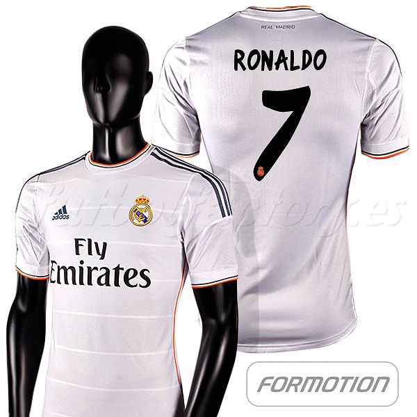 Camiseta Real Madrid 1ª Player Version Ronaldo 2013/2014 - Fútbol Factory