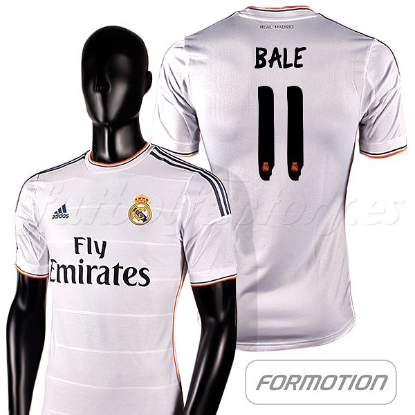 Camiseta Real Madrid 1ª Player Version Bale 2013/2014 - Fútbol Factory