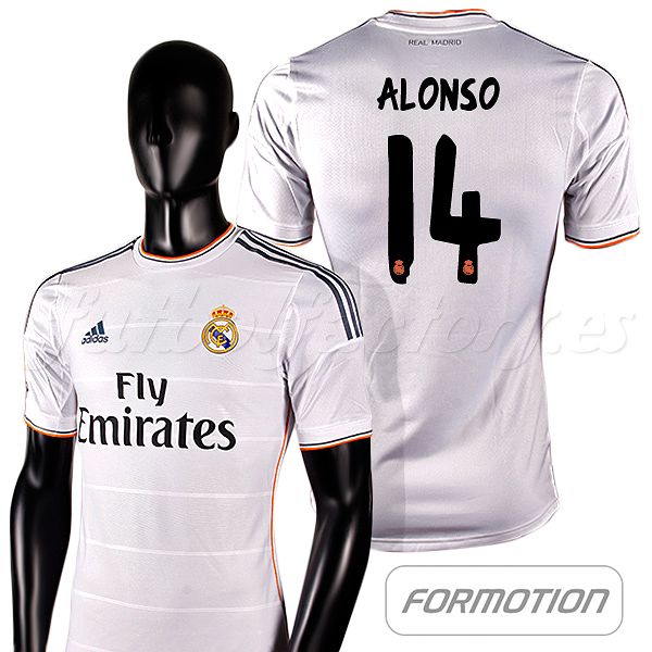 Camiseta Real Madrid 1ª Player Version Alonso 2013/2014 - Fútbol Factory