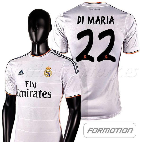Camiseta Real Madrid 1ª Player Version Di Maria 2013/2014 - Fútbol Factory