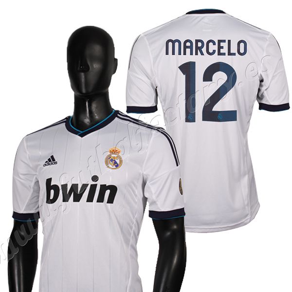 Camiseta Real Madrid Marcelo 1ª 2012/2013 - Fútbol Factory
