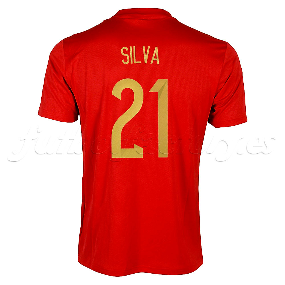 Camiseta España Silva 1ª Tee 2014 Camiseta España Silva 1ª Tee 2014 - Fútbol Factory