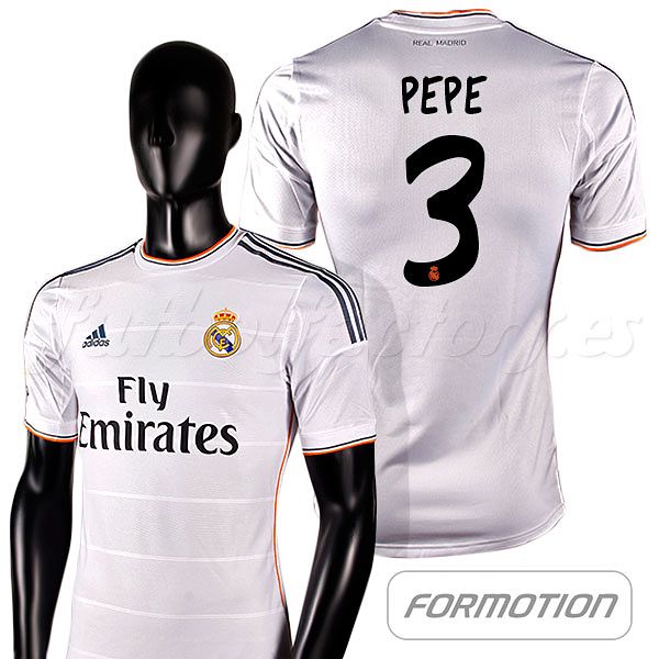 Camiseta Real Madrid 1ª Player Version Pepe 2013/2014 - Fútbol Factory