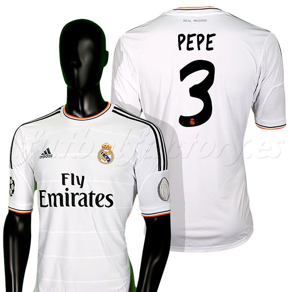 Camiseta Real Madrid Pepe 1ª Champions League 2013/2014 - Fútbol Factory