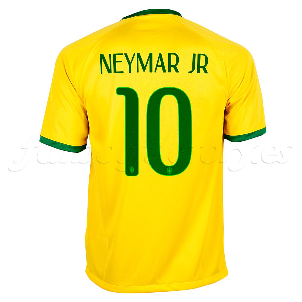 Camiseta Brasil 1ª Neymar 2014 - Fútbol Factory