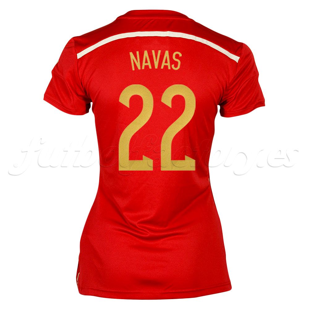Camiseta Mujer España  Navas 2014 - Fútbol Factory