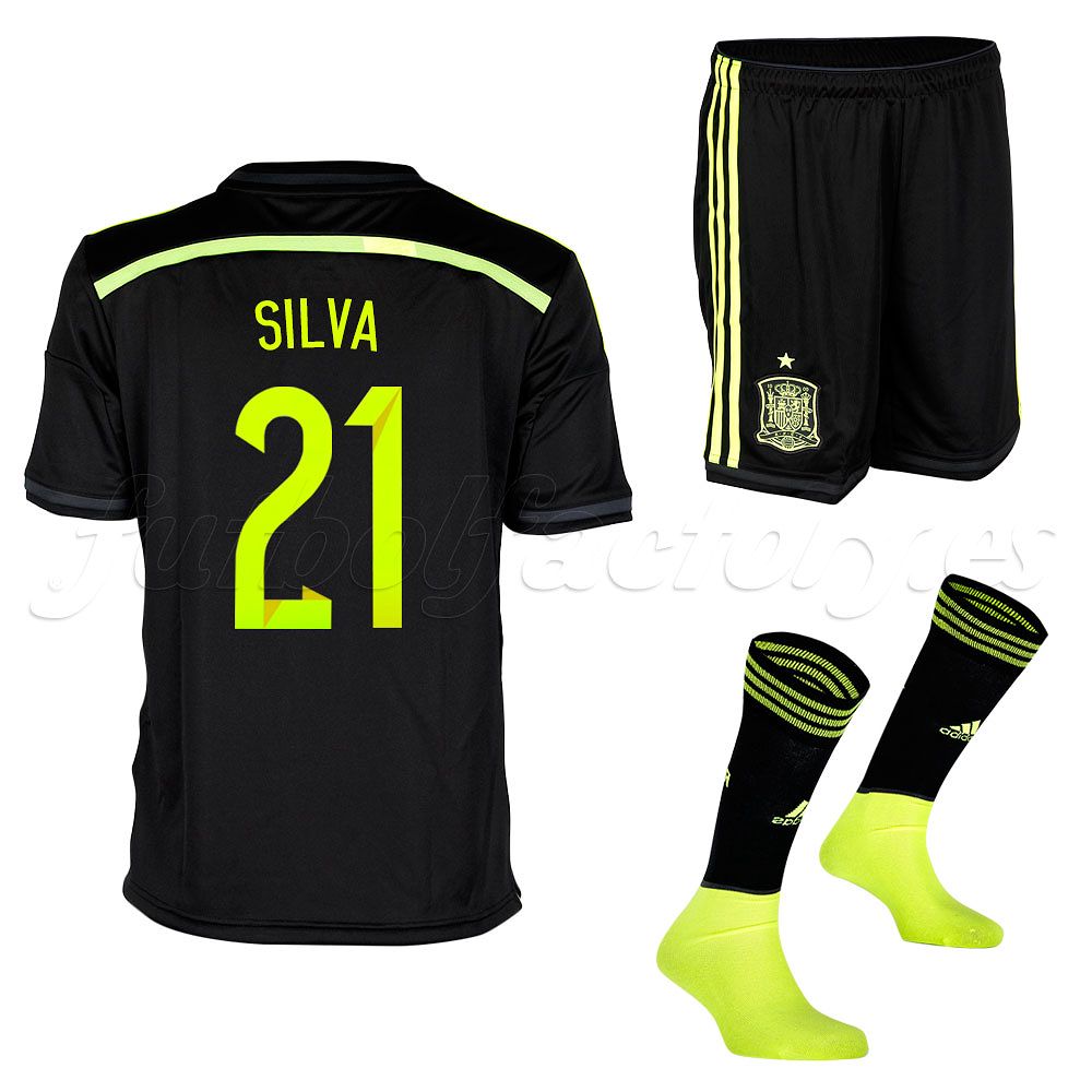 Equipación España 2ª  Silva 2014 - Fútbol Factory