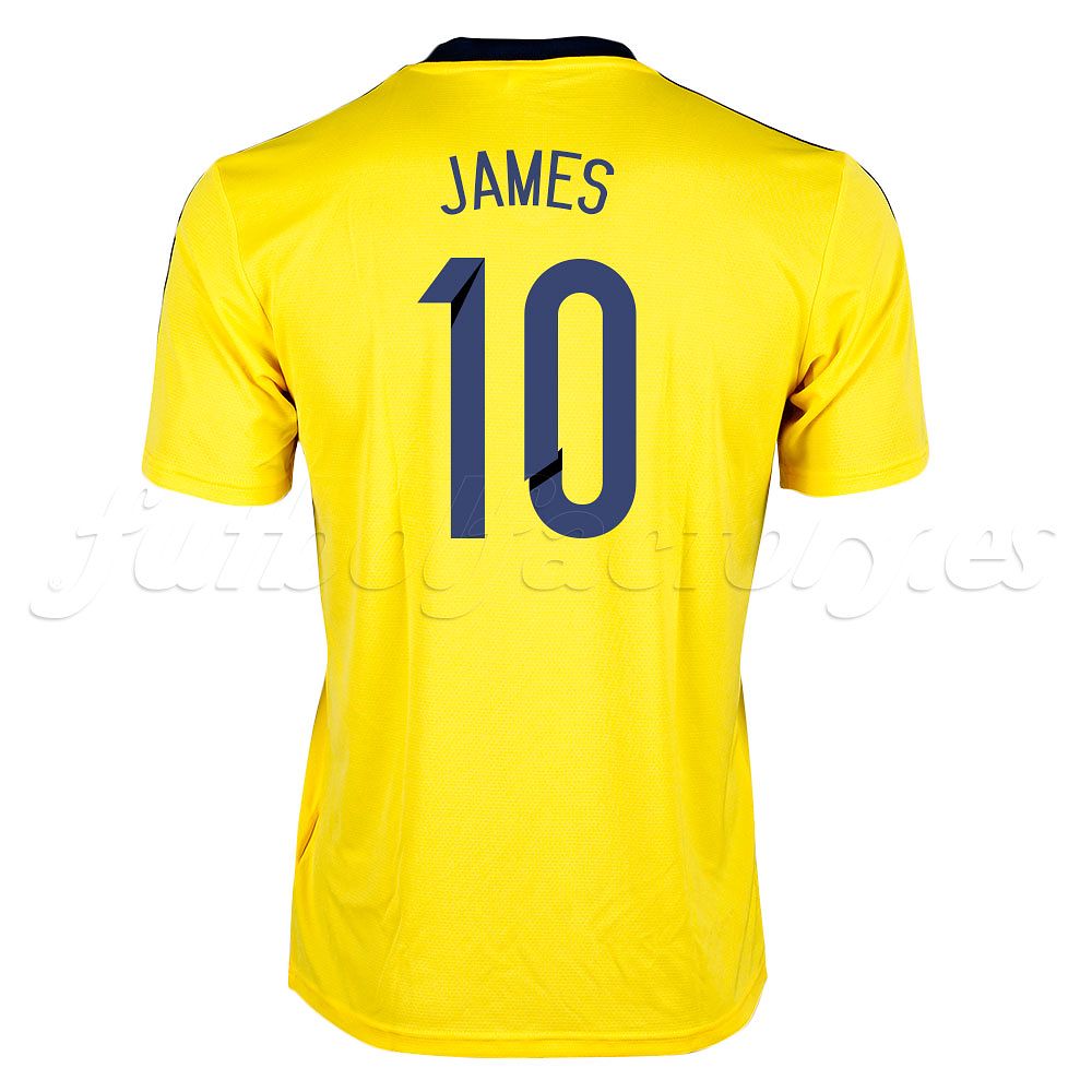 Camiseta Colombia 1ª  RodriguezTee  2014 - Fútbol Factory