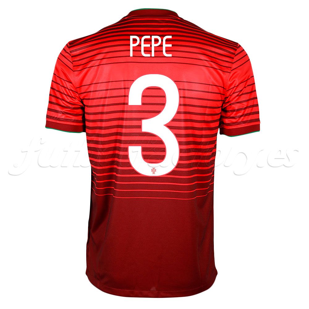 Camiseta Portugal 1ª Pepe 2014 - Fútbol Factory