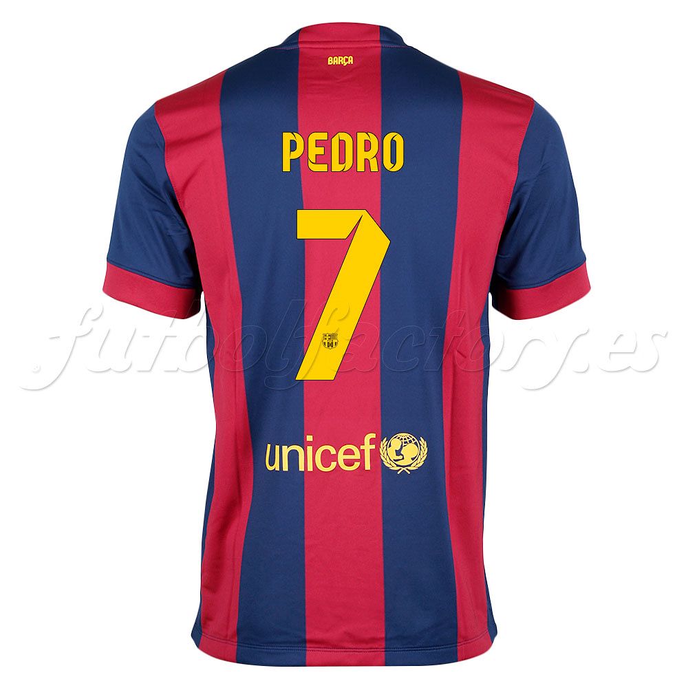 Camiseta FC Barcelona Pedro 1ª 2014/2015 Stadium - Fútbol Factory