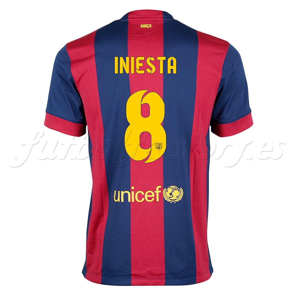Camiseta FC Barcelona Iniesta  1ª 2014/2015 Stadium - Fútbol Factory