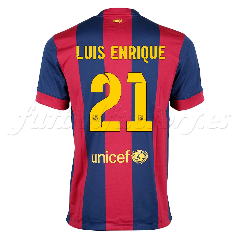 Camiseta FC Barcelona Luis Enrique 1ª 2014/2015 Stadium - Fútbol Factory