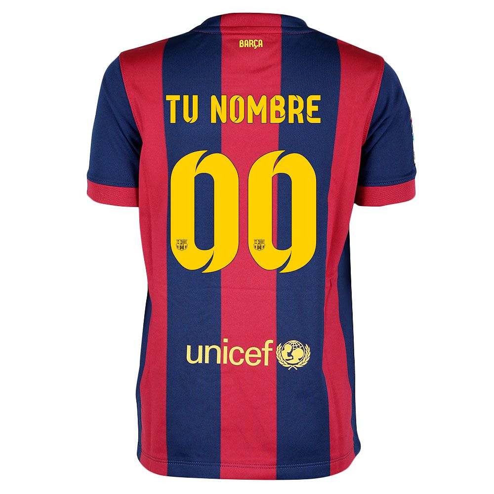 Camiseta FC Barcelona personalizada 1ª 2014/2015 Junior - Fútbol Factory