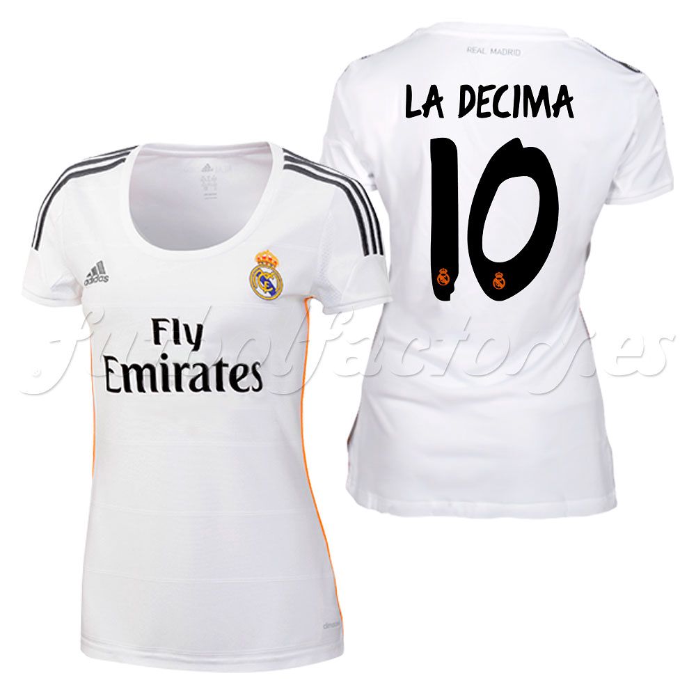 Camiseta Real Madrid  LA DECIMA 2014  Mujer - Fútbol Factory